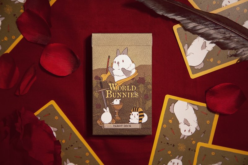 兔兔世界塔罗牌 WORLD OF BUNNIES Tarot Deck - 桌游/玩具 - 纸 绿色