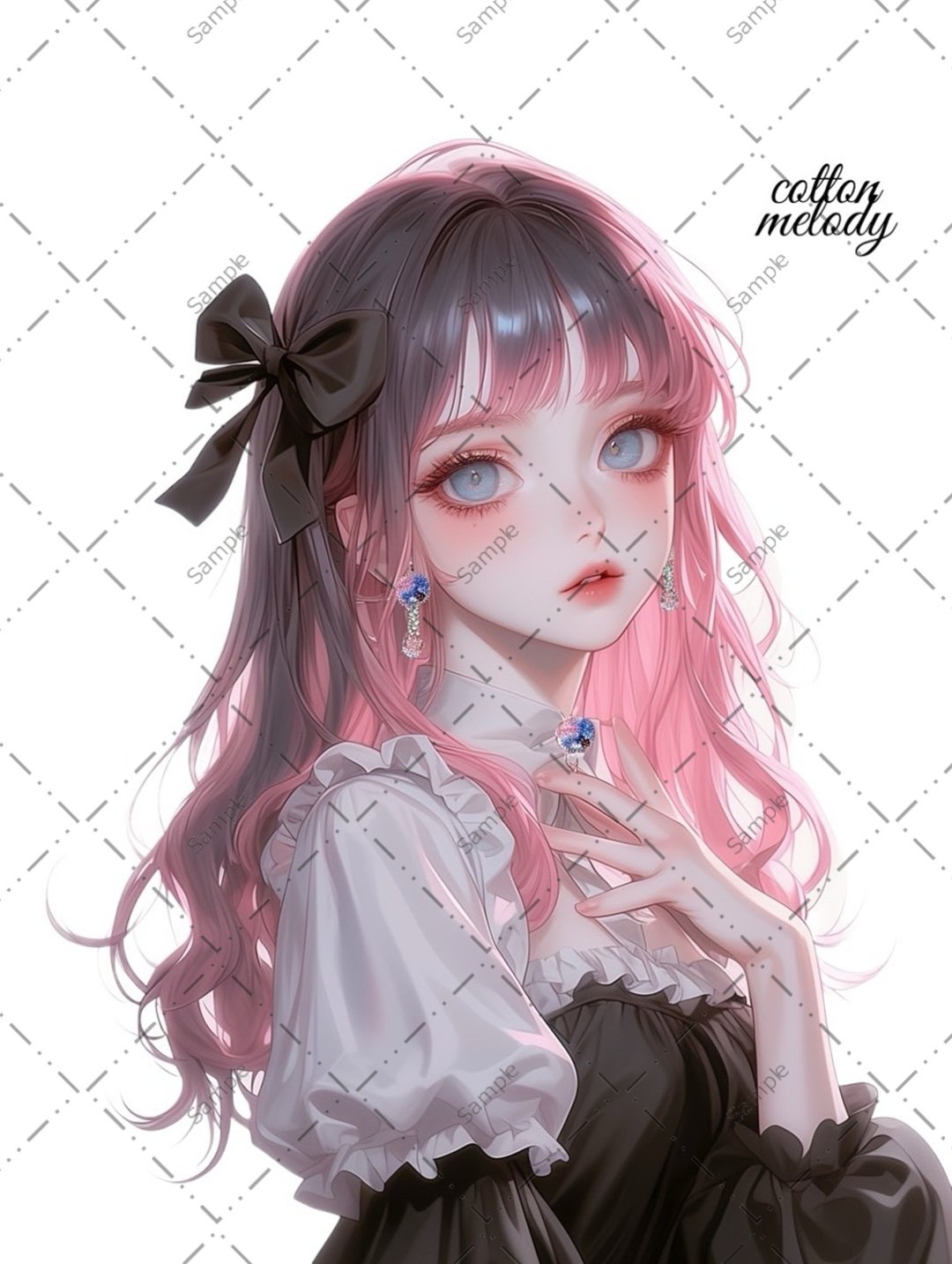 原创贴纸 no.1201 人物贴纸 原创贴纸 人物贴纸 女孩贴纸 原创人物贴纸 - 贴纸 - 纸 