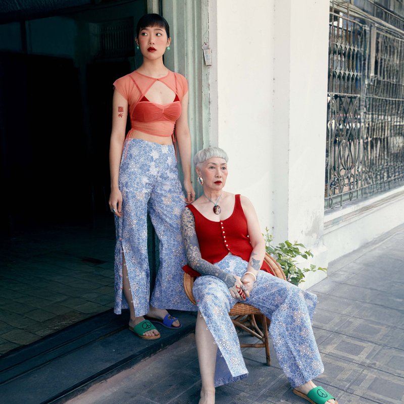 Aprilpoolday / ANYA 直筒裤 - 男士长裤 - 其他材质 多色