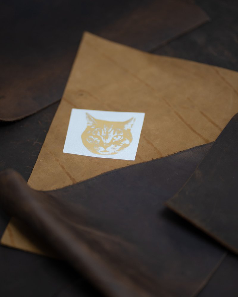 真猫 箔色转印贴 - 贴纸 - 塑料 金色