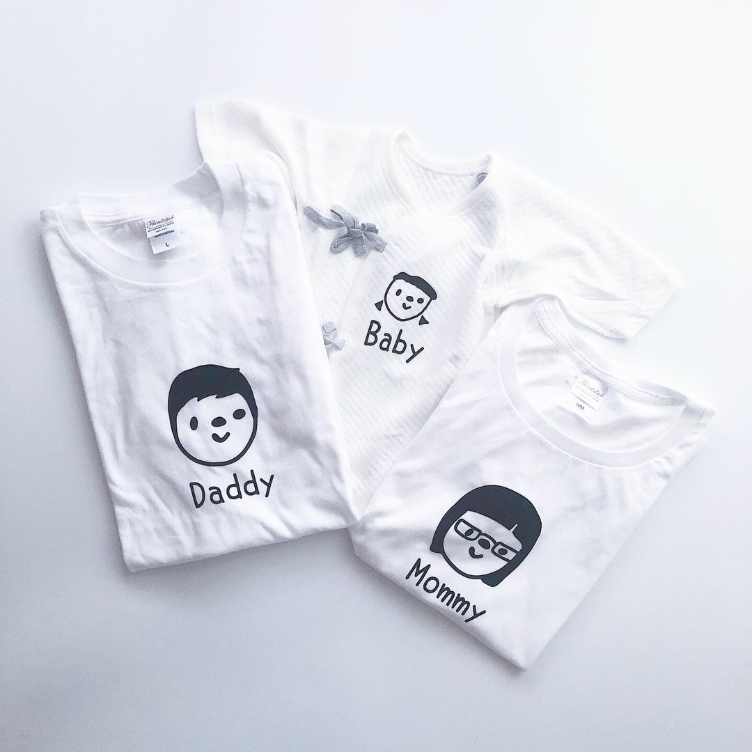 Goody Bag - 日本简约亲子装福袋 自订图文 - 亲子装 - 棉．麻 多色