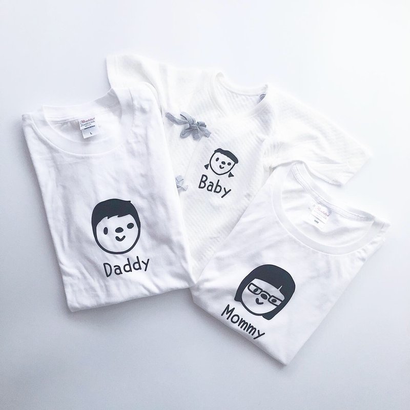 Goody Bag - 日本简约亲子装福袋 自订图文 - 亲子装 - 棉．麻 多色