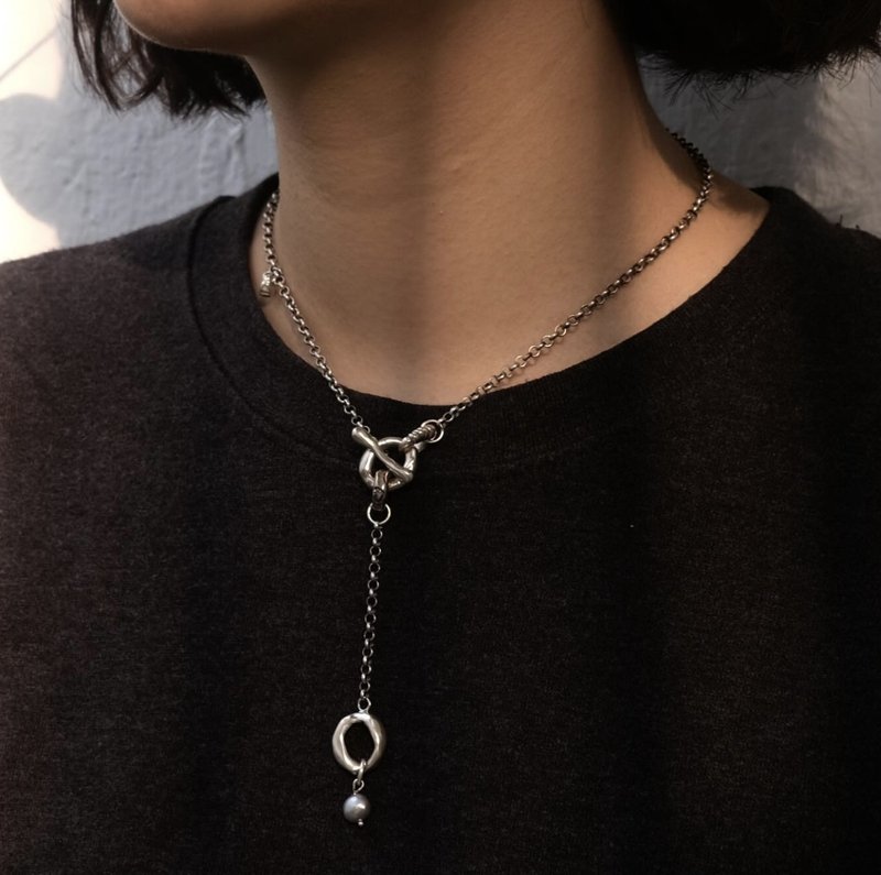 MASE necklace - 项链 - 银 