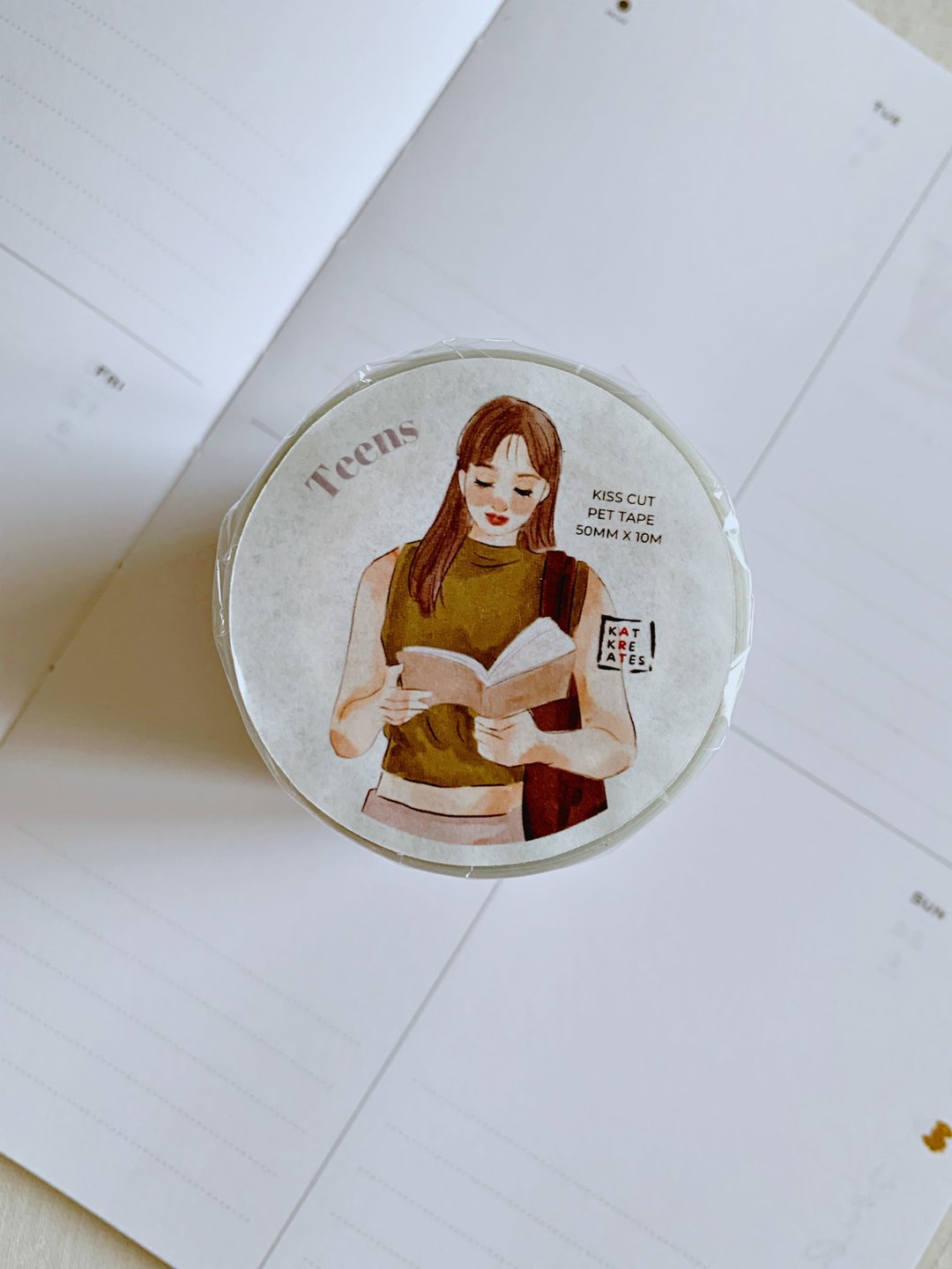 少女系列 / 精准裁切 PET 胶带 - 纸胶带 - 其他材质 