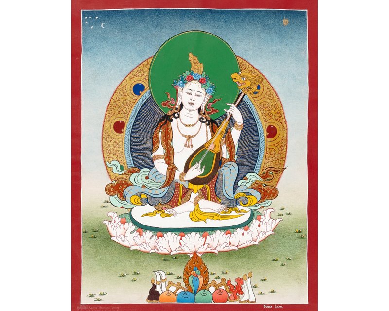 独家妙音天女唐卡画 - 墙贴/壁贴 - 其他材质 多色