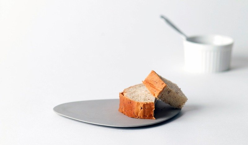 【方圆系列 - 方圆盘 】 瓷盘  餐盘   点心盘   首饰盘 - 浅碟/小碟子 - 瓷 灰色