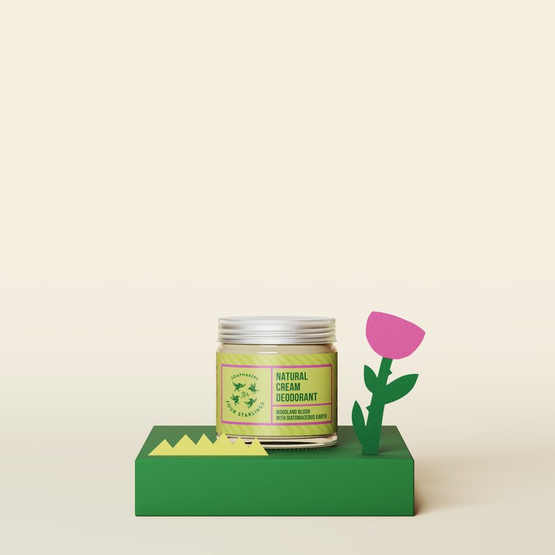 天然精油体香膏 - 松木与天竺葵 - 香水/香膏 - 精油 金色