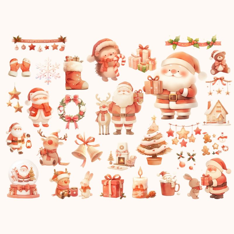 秋季少女贴纸与咖啡PNG素材　拼贴、手帐、数字贴纸推荐 - 电子手绘真人画像/绘画/插画 - 其他材质 