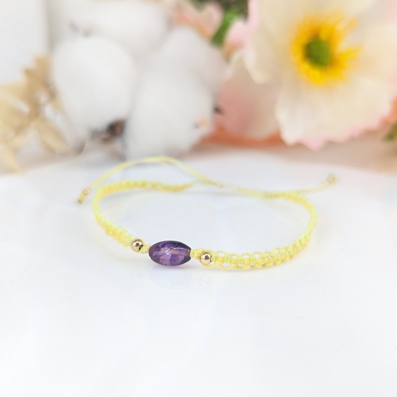 La Fila della fortuna - 水晶幸运手绳 - 蕾丝花边变化版 - 手链/手环 - 宝石 