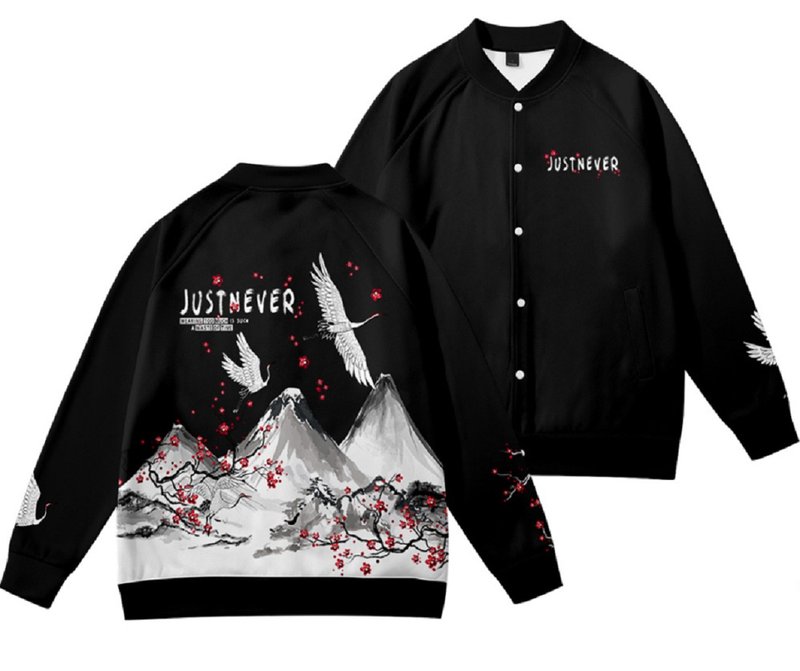 美国Fools Day Crane Jacket - 女装休闲/机能外套 - 尼龙 黑色