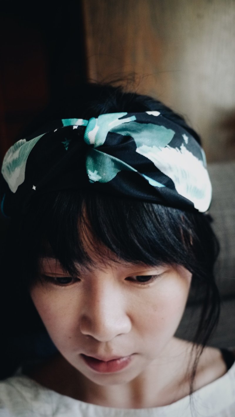 Mountain- Hair Accessories  限定发饰 ft. Reiko - 发饰 - 聚酯纤维 黑色