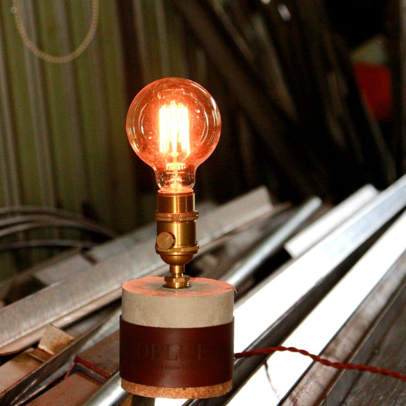 |微光 泥光| 定制水泥灯座   情人节礼物 (AC110V) - 灯具/灯饰 - 水泥 灰色