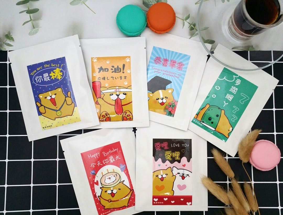 情境咖啡X我是胖拉拉 滤挂咖啡 婚礼小物 交换礼物 活动 任10入 - 咖啡 - 新鲜食材 