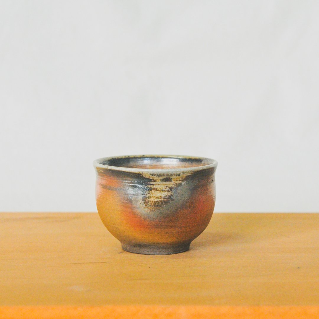 柴烧陶手作 经典杯款中型茶杯 - 茶具/茶杯 - 陶 咖啡色