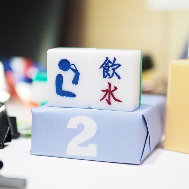 香港麻雀号 ✕ WEMO 呈献【办公室奥运 - 饮水】麻雀 - 摆饰 - 塑料 绿色