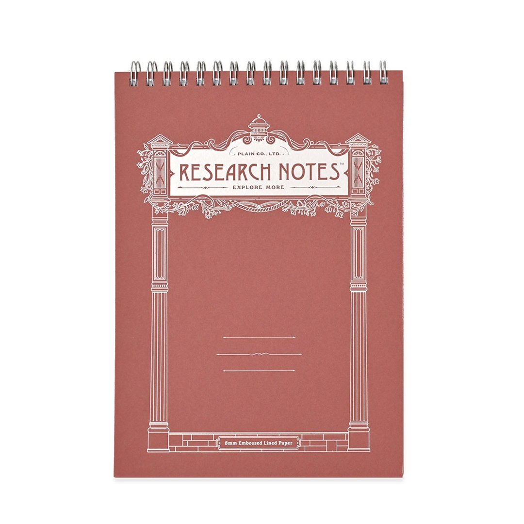 RESEARCH NOTES – 线之影笔记本 红 - 笔记本/手帐 - 纸 