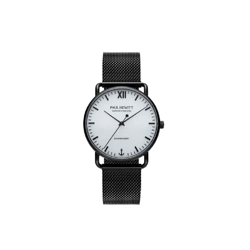 Watch Sailor Line 39mm Black White Sand Mesh Black - 对表/情侣表 - 不锈钢 黑色