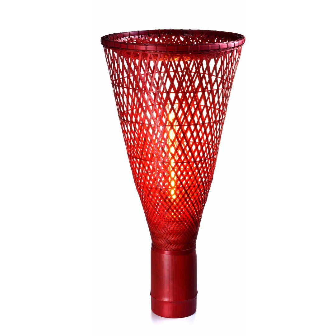 篓灯 Lou Lamp L - 灯具/灯饰 - 竹 红色