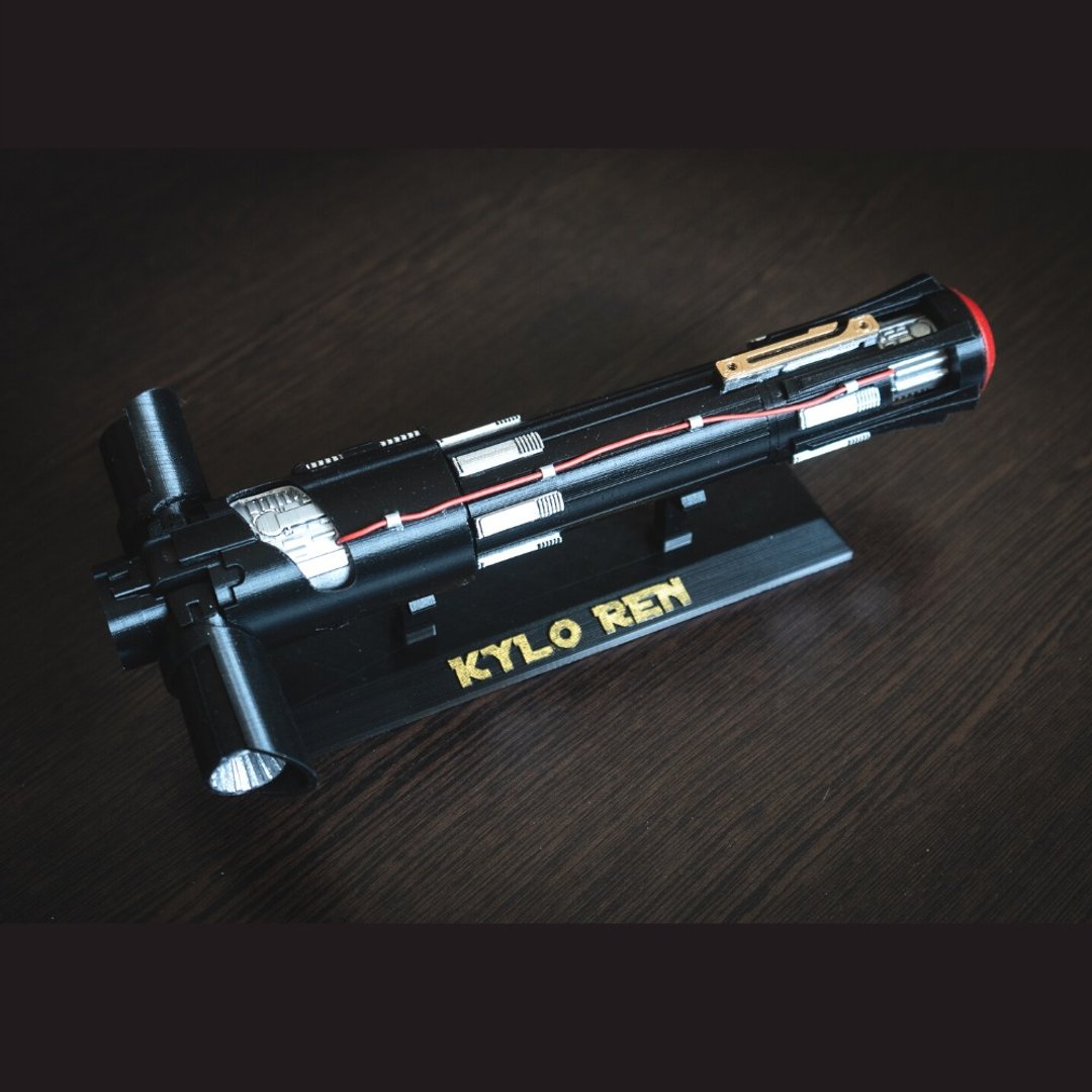 Kylo Ren Lightsaber | Star Wars Custom Lightsaber Prop - 摆饰 - 塑料 银色