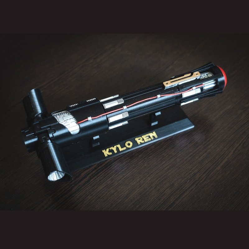 Kylo Ren Lightsaber | Star Wars Custom Lightsaber Prop - 摆饰 - 塑料 银色