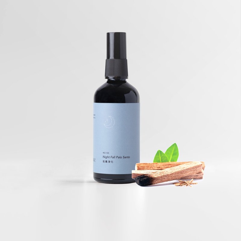 夜幕净化圣木喷雾Night Fall Palo Santo Spray - 香薰/精油/线香 - 玻璃 白色