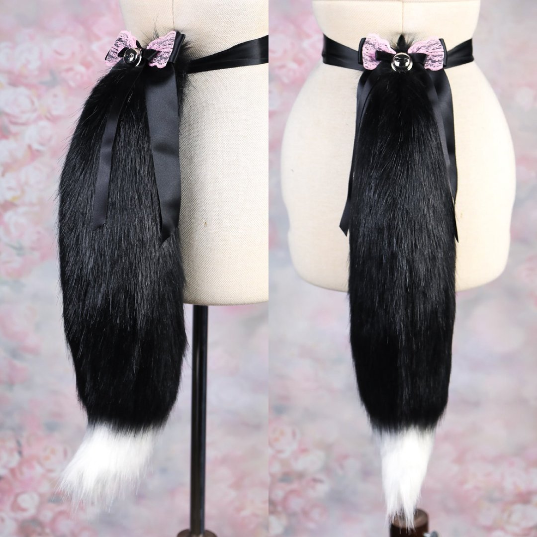 Black Fox Tail - 皮带/腰带 - 其他材质 黑色
