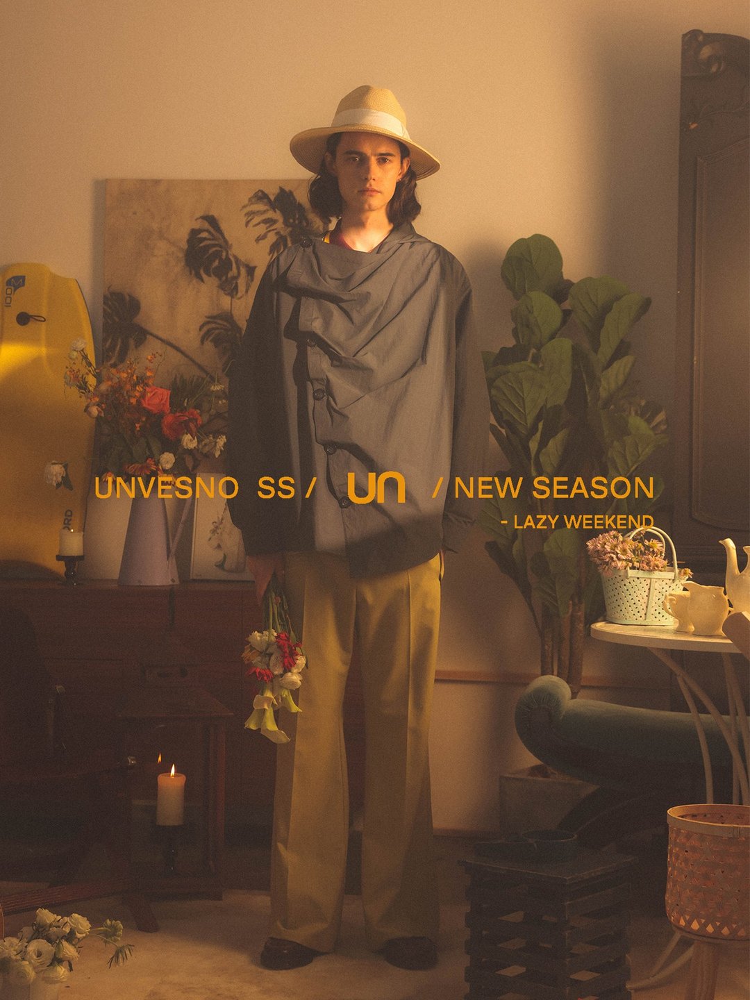 【新中式防晒】Unvesno(UN) UPF50+衬衫荡领设计不规则连帽防晒服 - 女装衬衫 - 其他材质 
