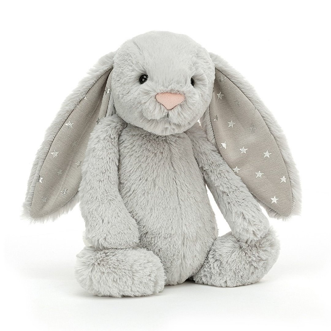 Bashful Shimmer Bunny 微光灰/星光银灰兔 31cm - 玩偶/公仔 - 聚酯纤维 灰色