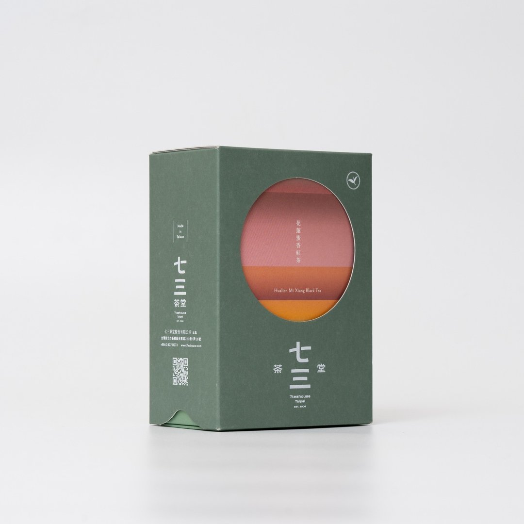 七三茶堂 精品原叶丨花莲蜜香红茶 50g–精装盒 - 茶 - 纸 绿色