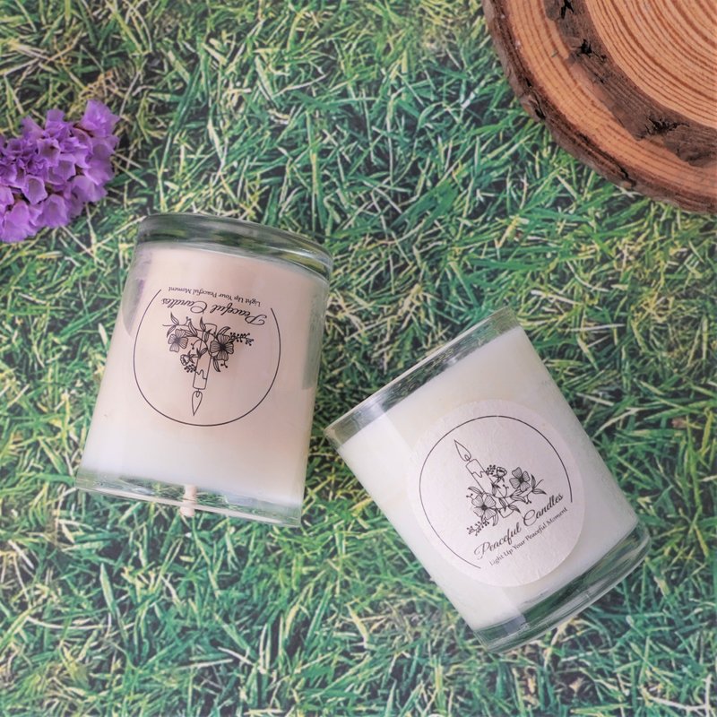 大豆蜡烛 DIY KIT - 蜡烛/香氛/手工皂 - 蜡 白色