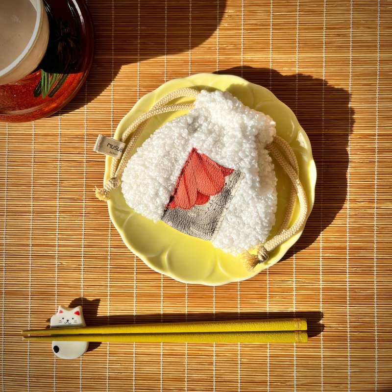 和服饭团束口袋 mini - 古布升级再造 手作一点物 -和风小物 送礼 - 化妆包/杂物包 - 其他材质 