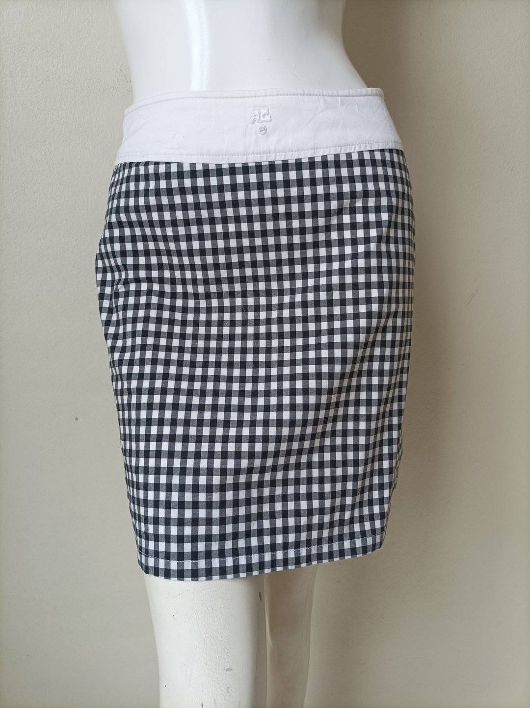 Vintage Courreges 21 mini skirt Vintage Skirt Size 40 waist 28 - 裙子 - 棉 