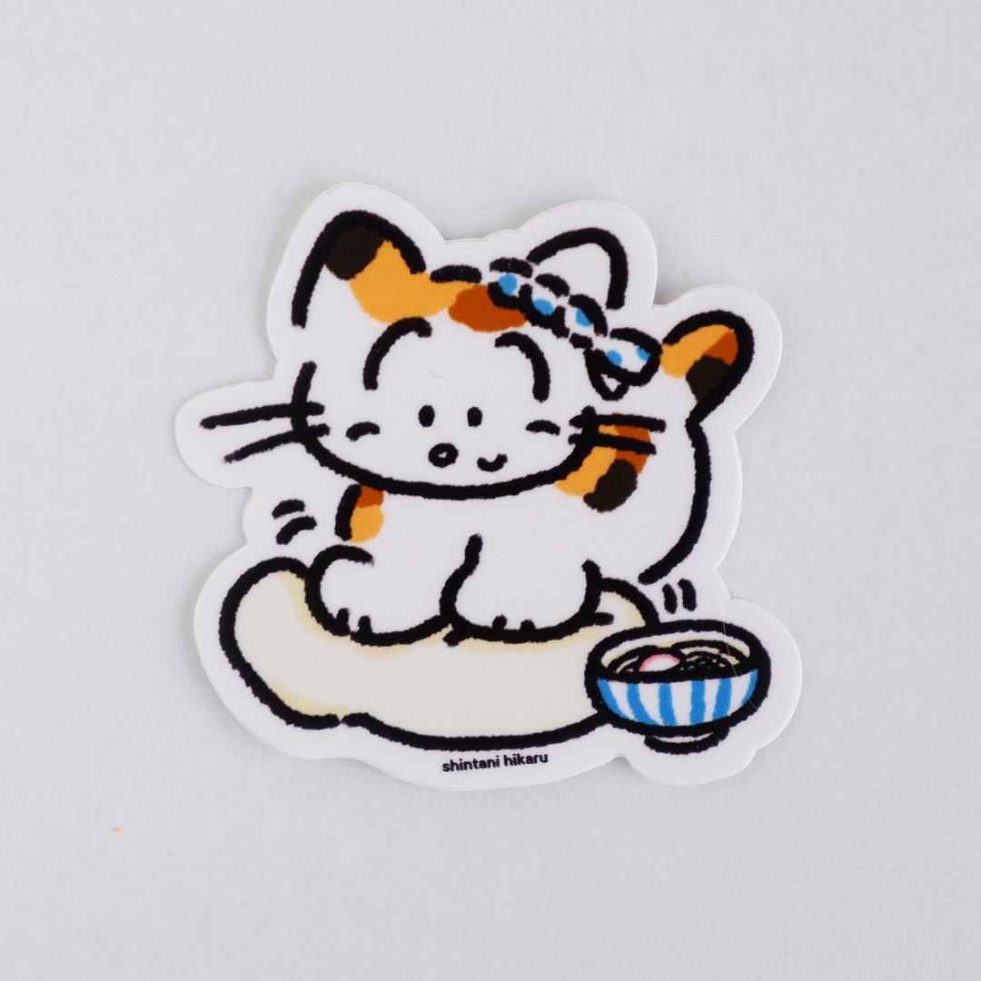 捏捏猫 贴纸 乌龙面 - 贴纸 - 其他材质 