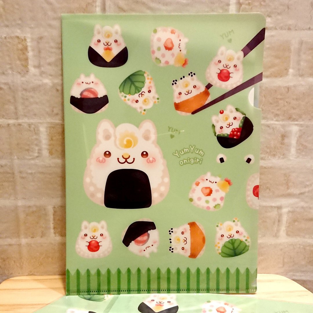 A4资料夹 - 饭团兔 - 文件夹/资料夹 - 塑料 绿色