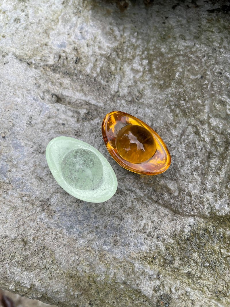 招财金元宝 夜光元宝 黄元宝 水晶玻璃 - 摆饰 - 玻璃 