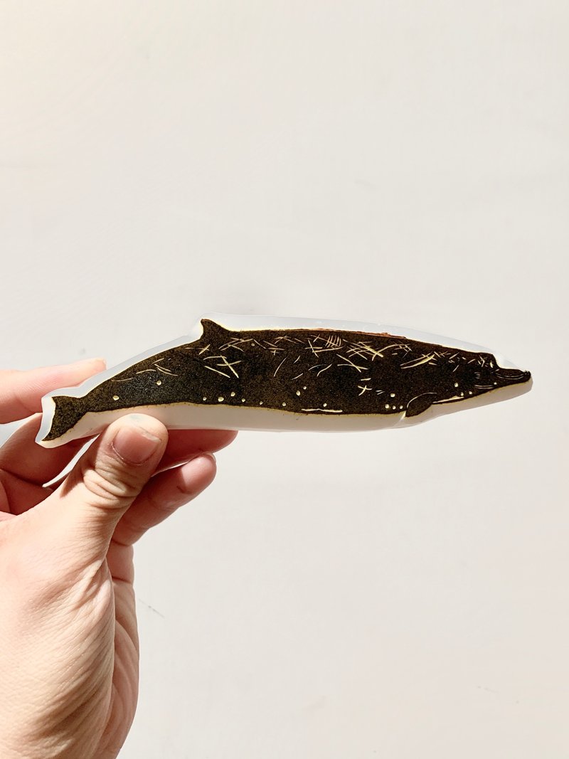 【鲸豚印章】贝氏喙鲸 - 印章/印台 - 橡胶 灰色