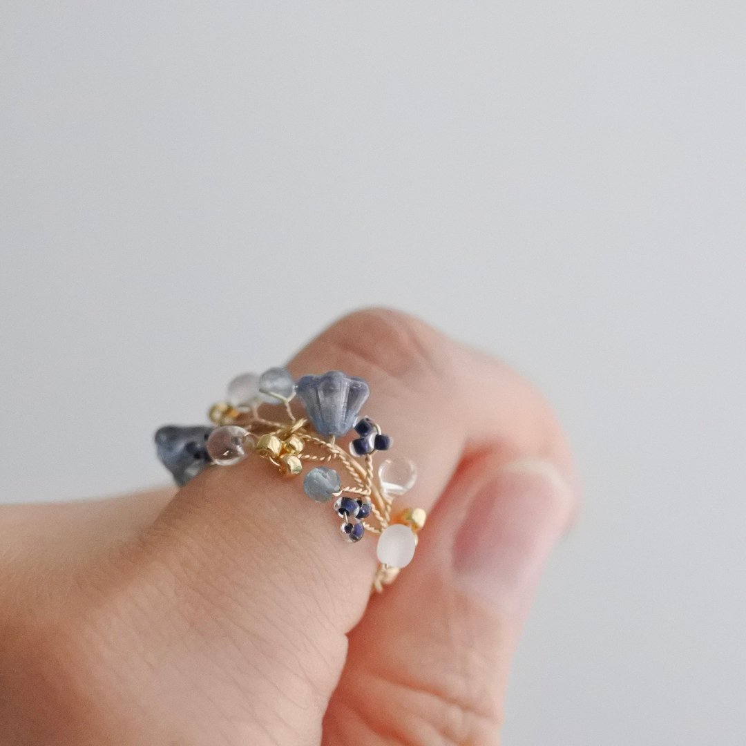 Blue Star Series – Yuwai Ring - 戒指 - 其他金属 蓝色