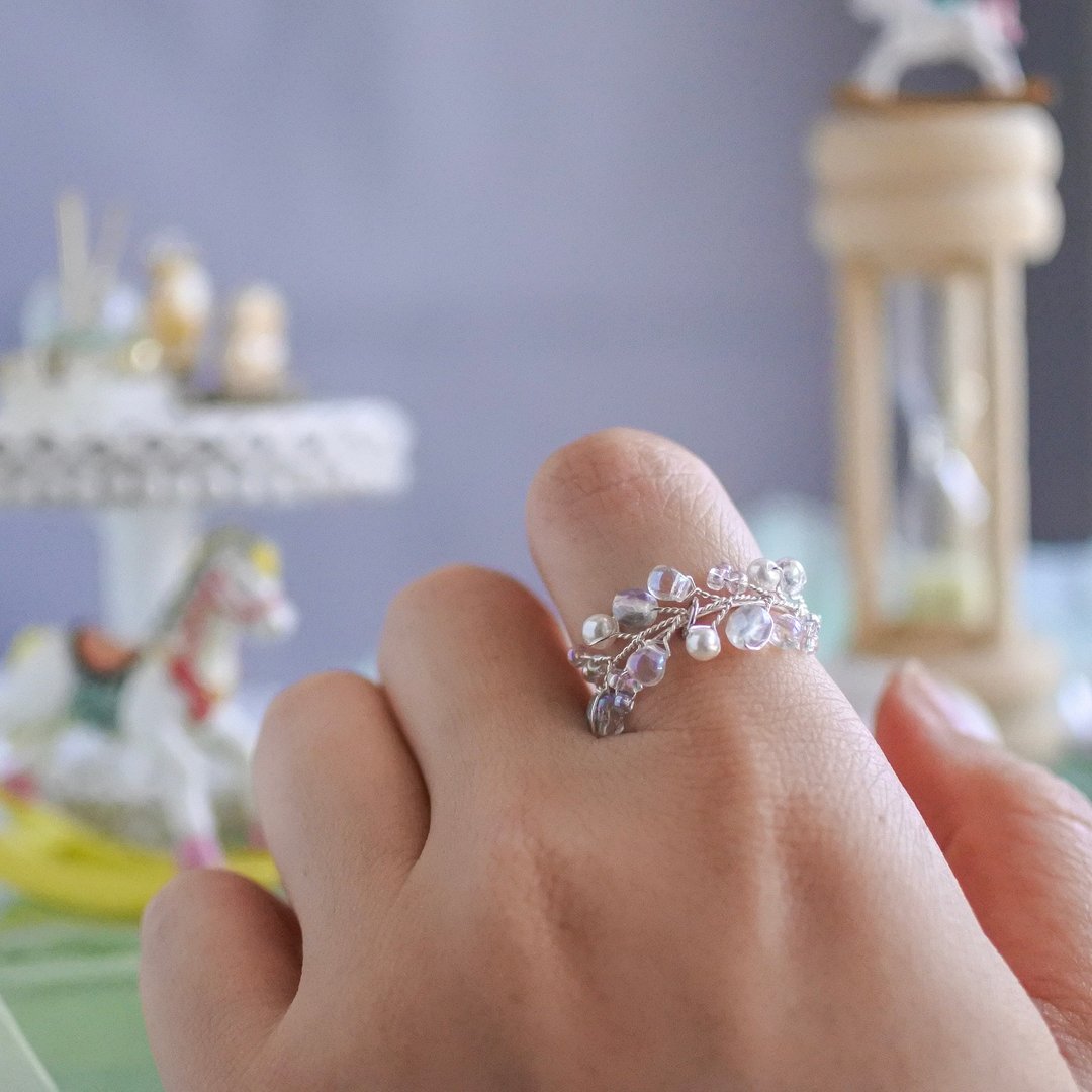 Soap Bubble Series  – Yuwai Ring - 戒指 - 其他金属 蓝色