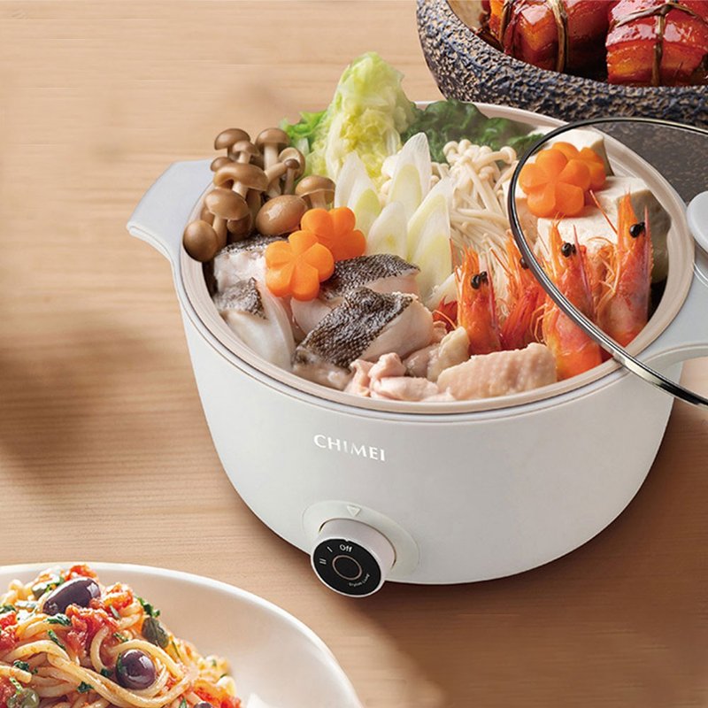 CHIMEI奇美 3L日式陶瓷料理锅 EP-04MC20 - 厨房家电 - 其他材质 白色