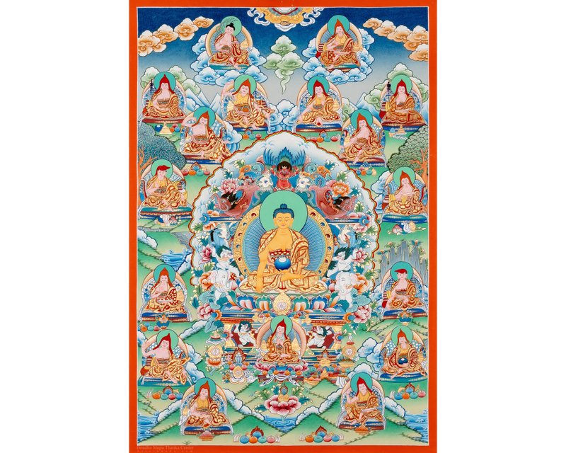 西藏手绘十六罗汉画 - 墙贴/壁贴 - 其他材质 多色