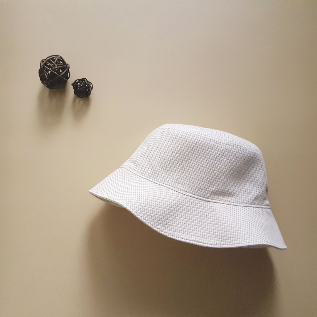 秋日调色板定制配色双面戴渔夫帽遮阳帽-银杏 - 帽子 - 棉 多色