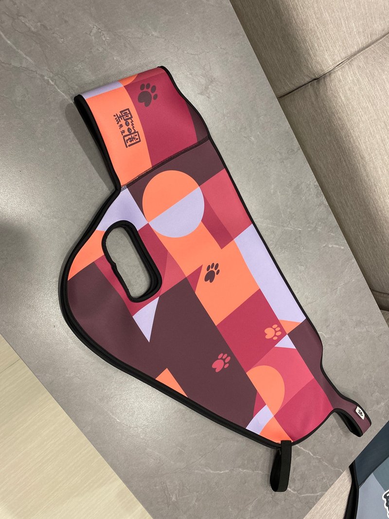 几何图+猫脚印(莓果紫) gogoro系列车套 防刮车套 - 其他 - 聚酯纤维 