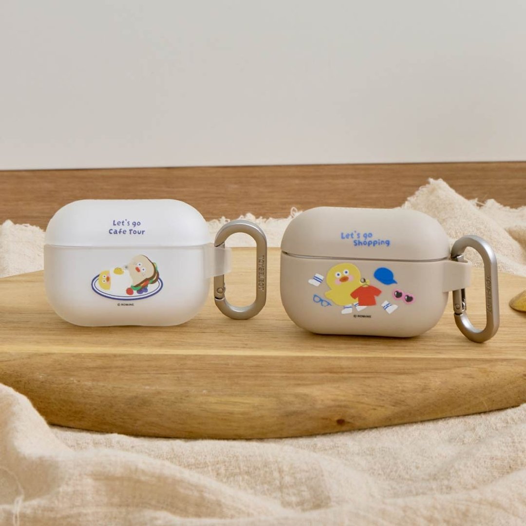 早午餐兄弟购物贴纸乱花强悍防摔 AirPods 保护套 - 耳机收纳 - 塑料 多色