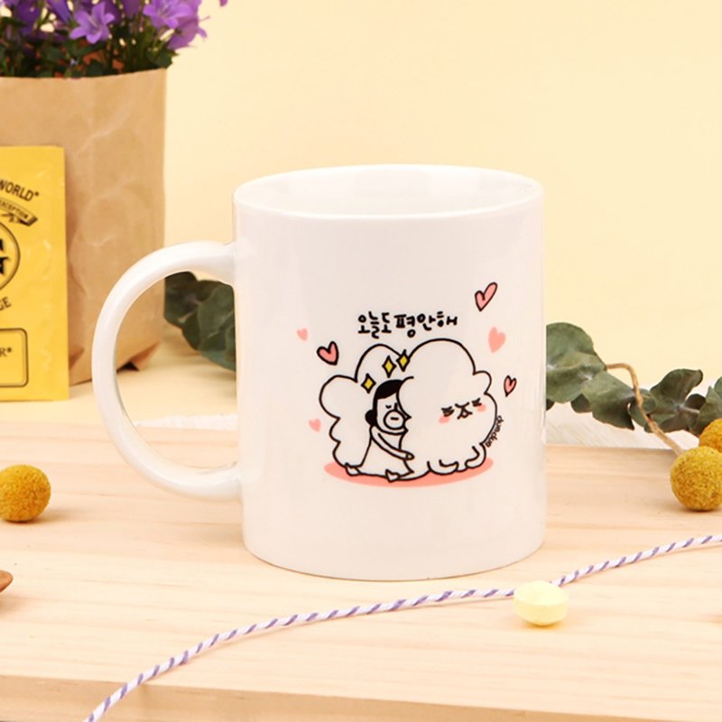 Hello DunDun 哈啰登登系列 马克杯04.peace - 咖啡杯/马克杯 - 瓷 