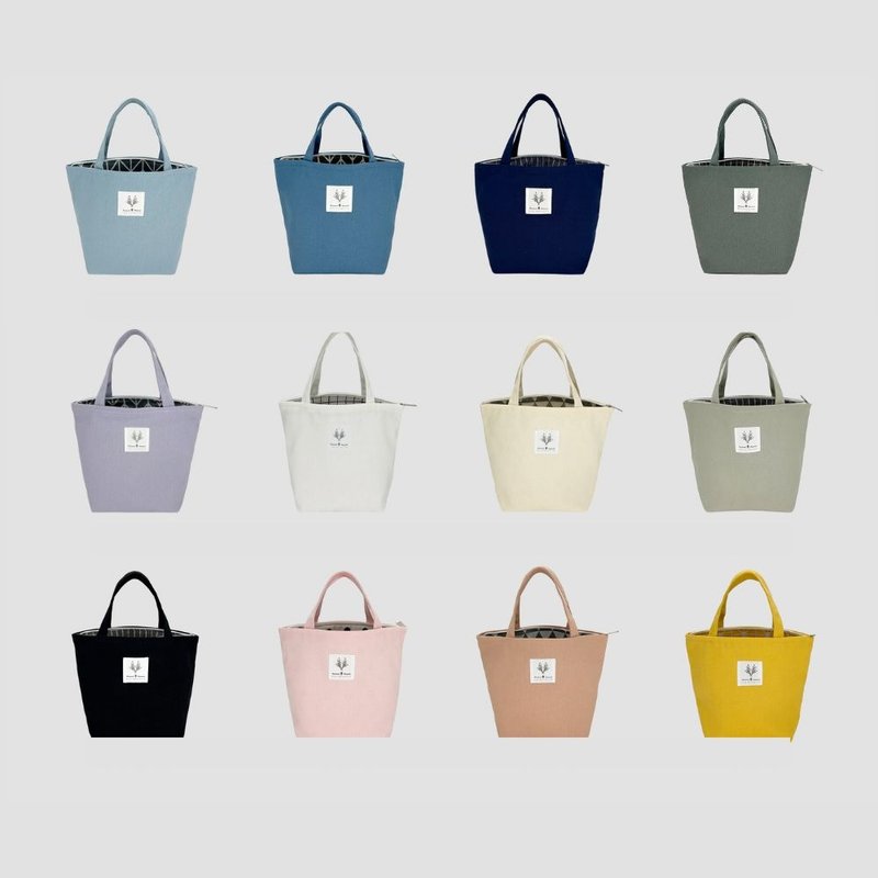 草鹿中提袋 拉链 便当袋 餐袋 手提袋 - 手提包/手提袋 - 其他材质 