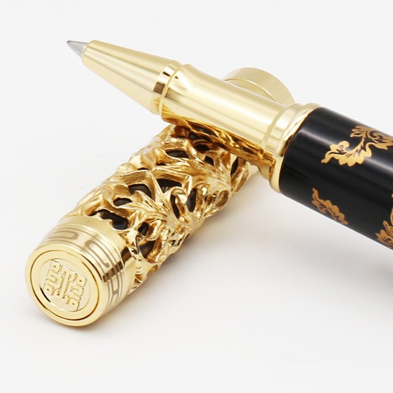 ARTEX x 故宫 金番花钢珠笔 黑金、米玫金-亮面烤漆款 - 钢珠笔 - 铜/黄铜 卡其色
