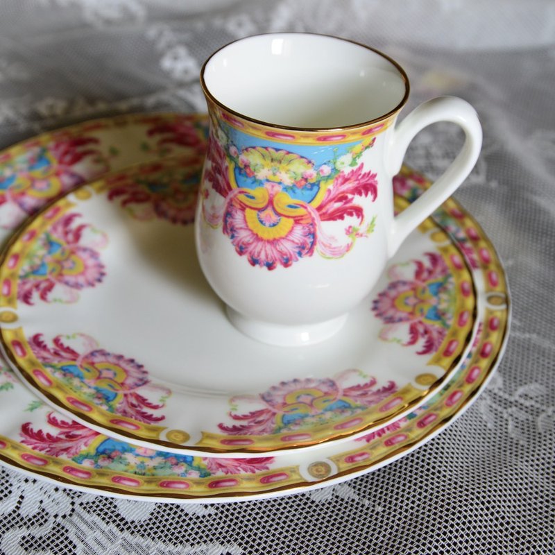 英国 RK | Grand Cabinet 布伦海姆宫 22K金 午茶礼盒 / 3件组 - 茶具/茶杯 - 瓷 