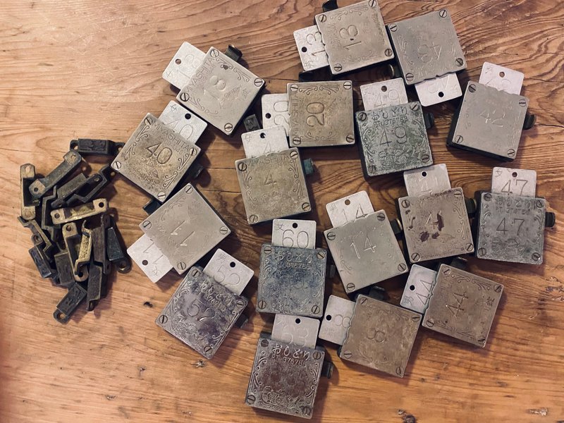 古日本足浴场柜锁 - 其他 - 铜/黄铜 