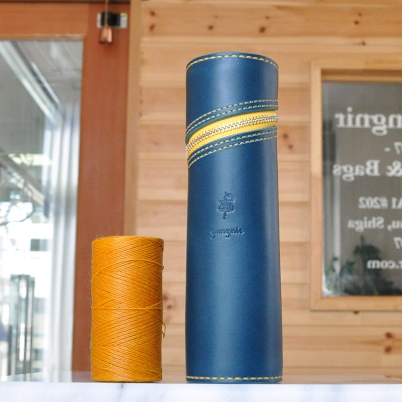 Cylindrical Pen Case No.4 Buttero - 铅笔盒/笔袋 - 真皮 多色