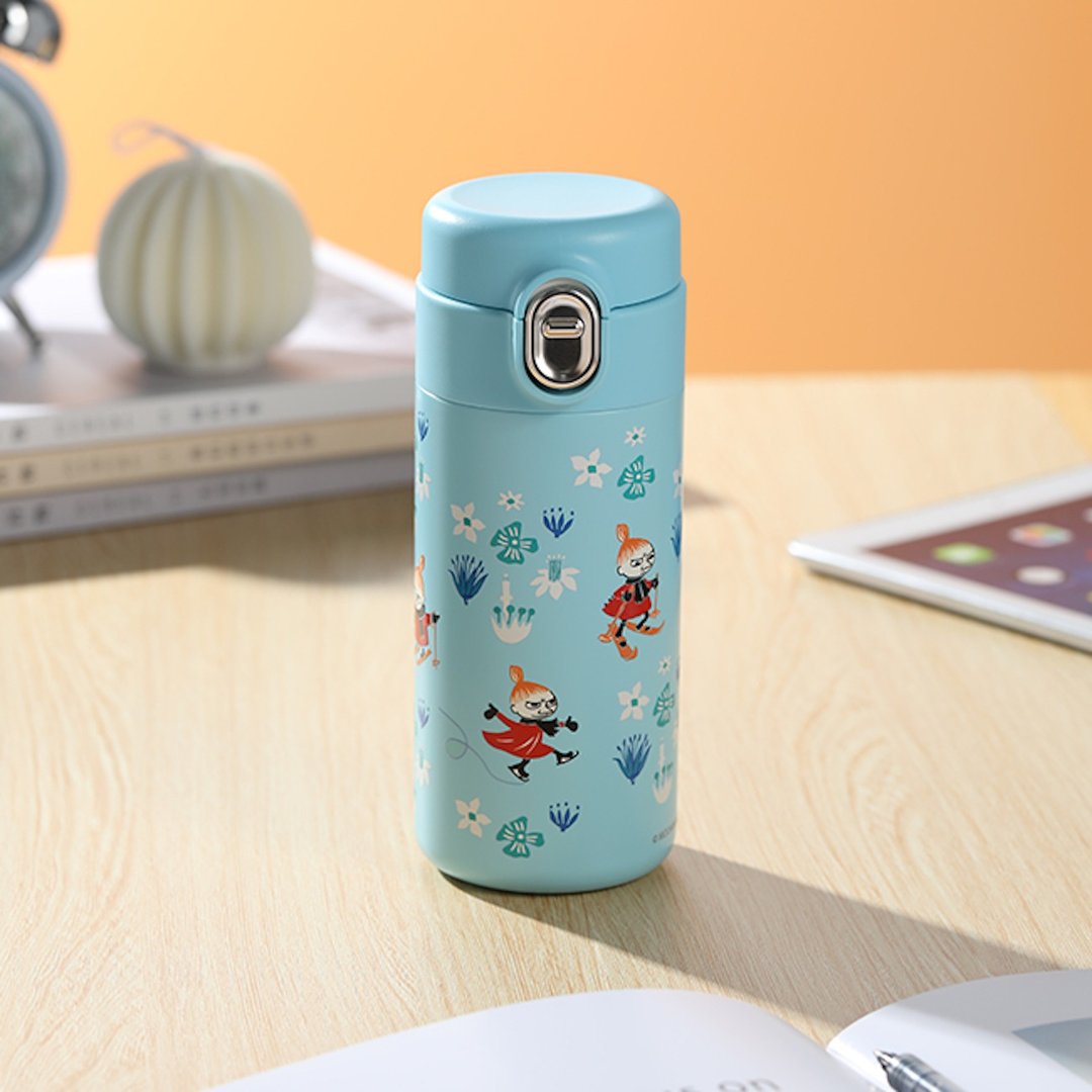 Moomin 不锈钢保温瓶 - 320ml - 水瓶/水壶 - 不锈钢 蓝色